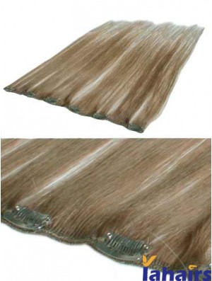 Perfect Blonde Straight Remy Human Hair Clip In Hair Extensions