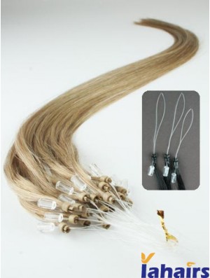 Good Blonde Straight Micro Loop Ring Hair Extensions