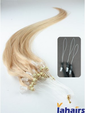 Ideal Blonde Straight Micro Loop Ring Hair Extensions