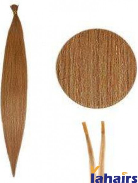 Auburn Straight Stick/I Tip Hair Extensions