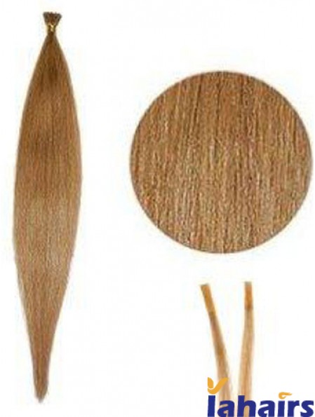 Blonde Straight Stick/I Tip Hair Extensions