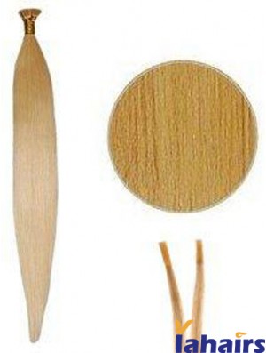 Blonde Straight Stick/I Tip Hair Extensions