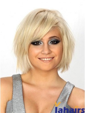 Bob Wigs UK 100% Hand Tied Straight Style Chin Length