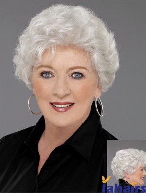 Human Hair Wigs For Older Women Wavy Style