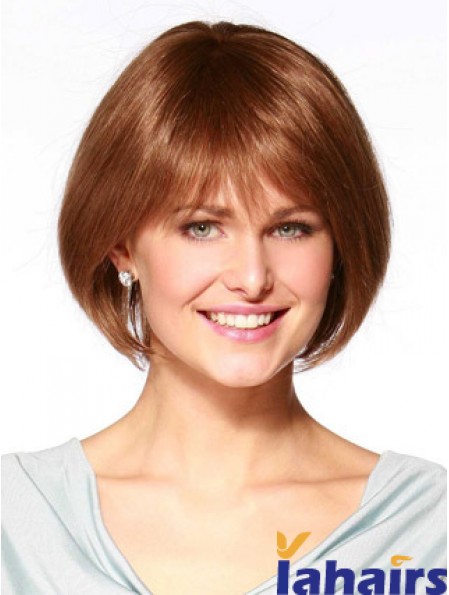 Real Hair Bob Wig Remy Human Bobs Cuts Straight Style Chin Length