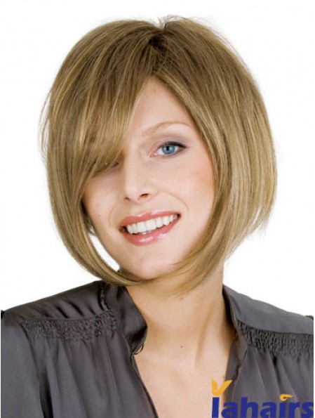 100% Hand-tied Straight Bobs Chin Length 10 inch New Human Hair Wigs