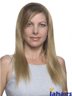 Straight 100% Hand-tied Blonde New Long Wigs