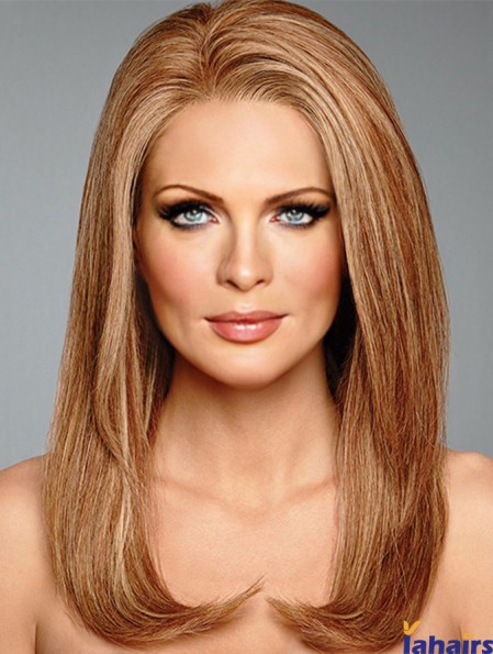 Long Straight 16 inch 100% Hand-tied 100% Human Hair