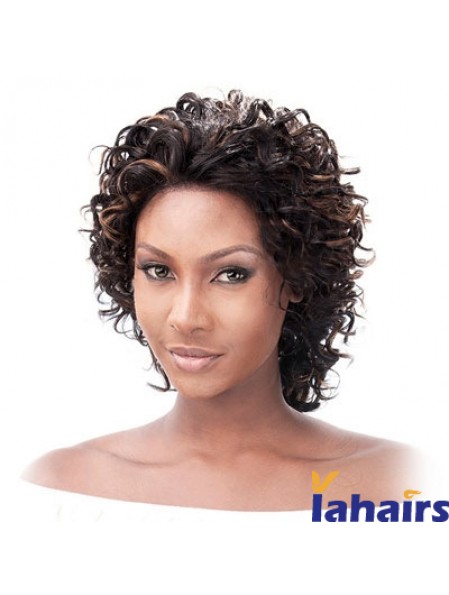 Glueless Lace Front Human Hair Wigs Auburn Color Chin Length