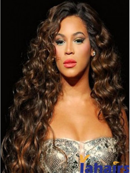 Brazilian Capless Curly Long Auburn  Curli Remi Hair