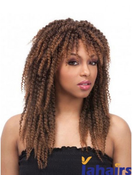 Wigs African American Cheap UK With Capless Kinky Style Layered Cut