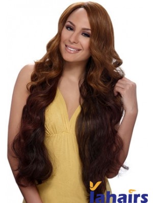 Buy African American Wigs Online With Synthetic Auburn Color Wavy Style