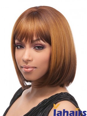 12 inch Brown Lace Front Wigs For Black Women