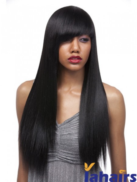 24 inch Black Lace Front Wigs For Black Women