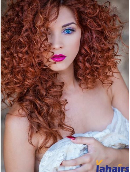 16 inch Long Curly Cropped Synthetic Lace Wig UK