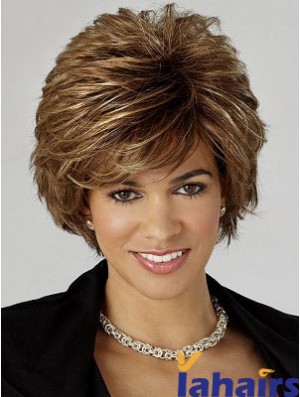 Wavy Brown Cheapest Short Classic Wigs