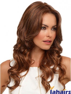 Wavy Without Bangs Long Auburn Fabulous Lace Front Wigs