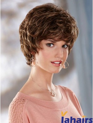 Wavy Brown Online Short Classic Wigs