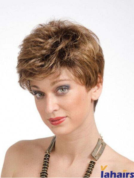 Online 6 inch Straight Auburn Boycuts Short Wigs