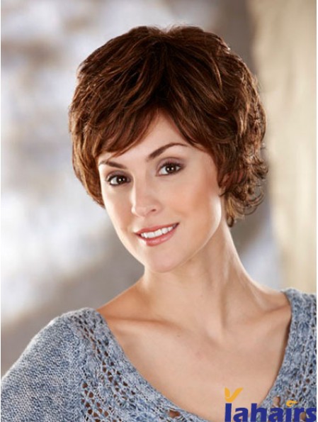 Wavy Brown Amazing Short Classic Wigs