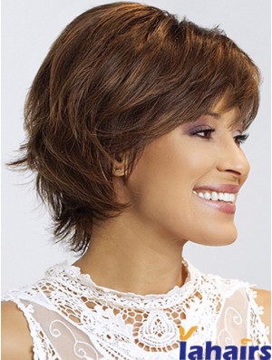 Wavy With Bangs 8 inch Stylish Short Wigs