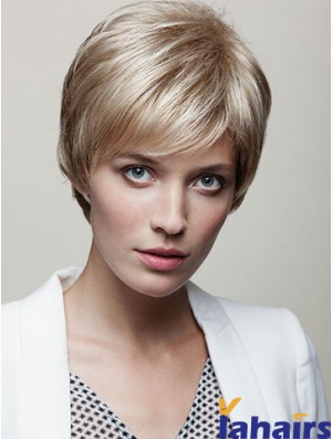 Straight Boycuts 6 inch Fashionable Short Wigs