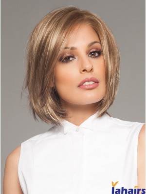 Chin Length Blonde Gorgeous 10 inch Straight Bob Wigs