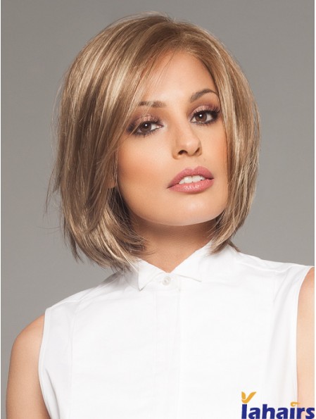 Chin Length Blonde Gorgeous 10 inch Straight Bob Wigs