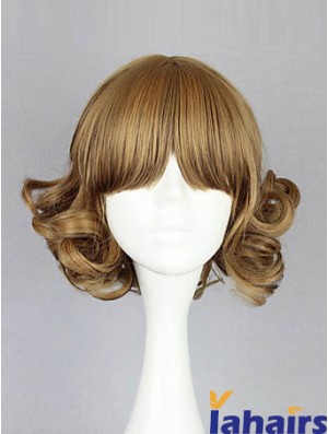 Capless Chin Length Wavy Blonde Amazing Bob Wigs