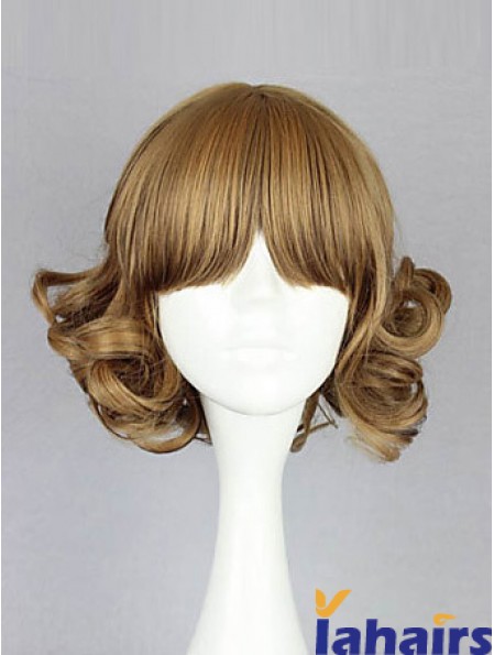 Capless Chin Length Wavy Blonde Amazing Bob Wigs