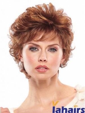 Short Wavy Capless Wigs For Women