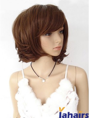 Bobs Straight Auburn Capless Designed Short Wigs