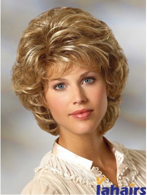 Curly Synthetic Wigs Classic Chin Length