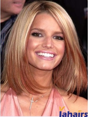 Straight Lace Front Bobs Short Ombre/2 Tone Amazing Jessica Simpson Wigs