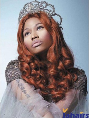 20 inch Auburn Curly Without Bangs Long Gorgeous Nicki Minaj Wigs