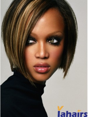 Ombre/2 Tone Straight Bobs Lace Front 10 inch Fashion Tyra Banks Wigs