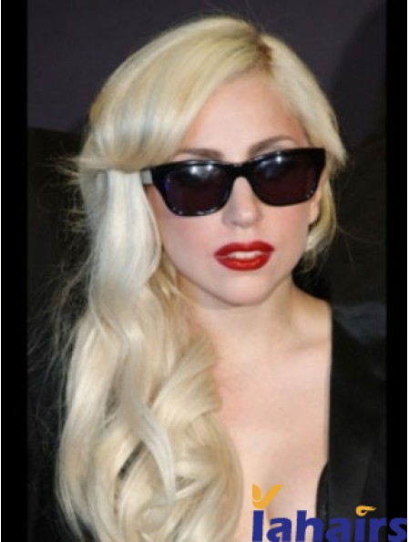 16 inch Good Long Wavy With Bangs Lady Gaga Wigs