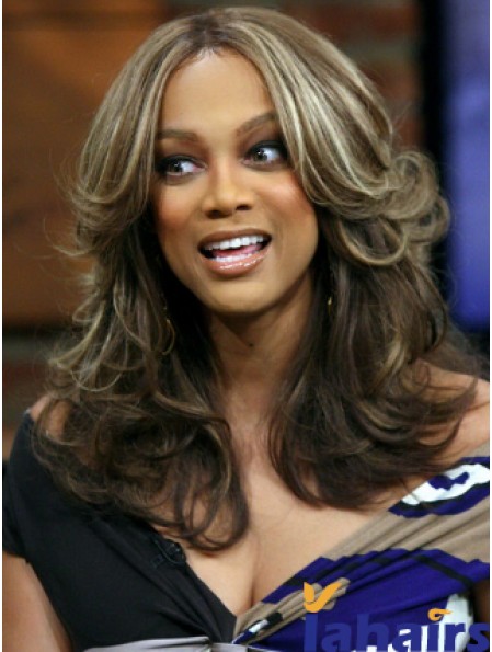 Ombre/2 Tone Wavy Layered Lace Front 16 inch Gorgeous Tyra Banks Wigs