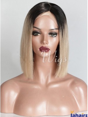 Chin Length Ombre/2 Tone Straight Bobs Incredible African American Wigs