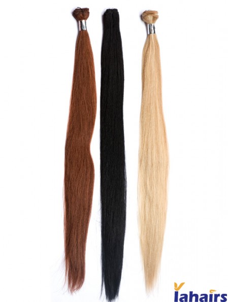 Straight Remy Human Hair Auburn Hairstyles Weft Extensions