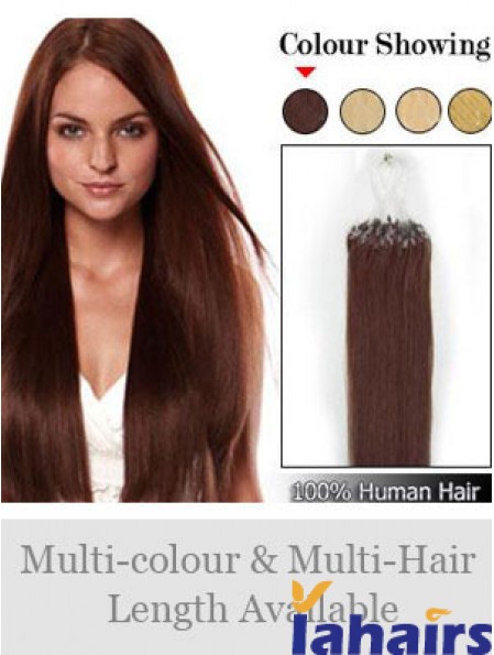 Online Auburn Straight Micro Loop Ring Hair Extensions