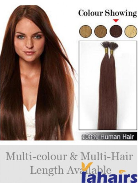 Auburn Straight Stick/I Tip Hair Extensions