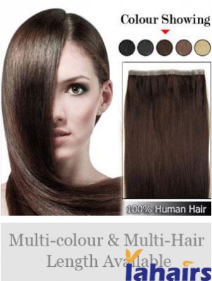 Straight Remy Human Hair Brown Cheapest Weft Extensions