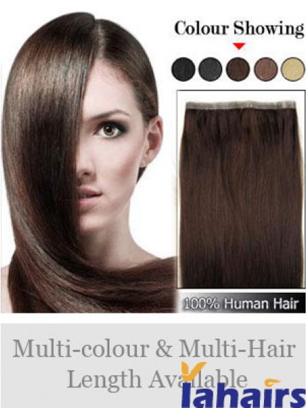 Straight Remy Human Hair Brown Cheapest Weft Extensions