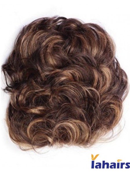 Good Auburn Curly Remy Human Hair Clip In Hairpieces