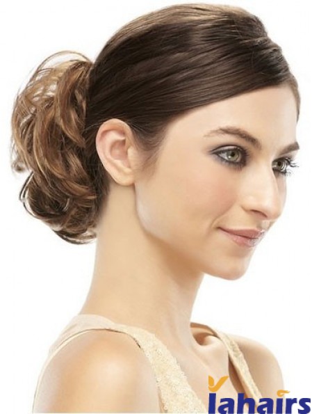 Brown Bun Hair Wrap